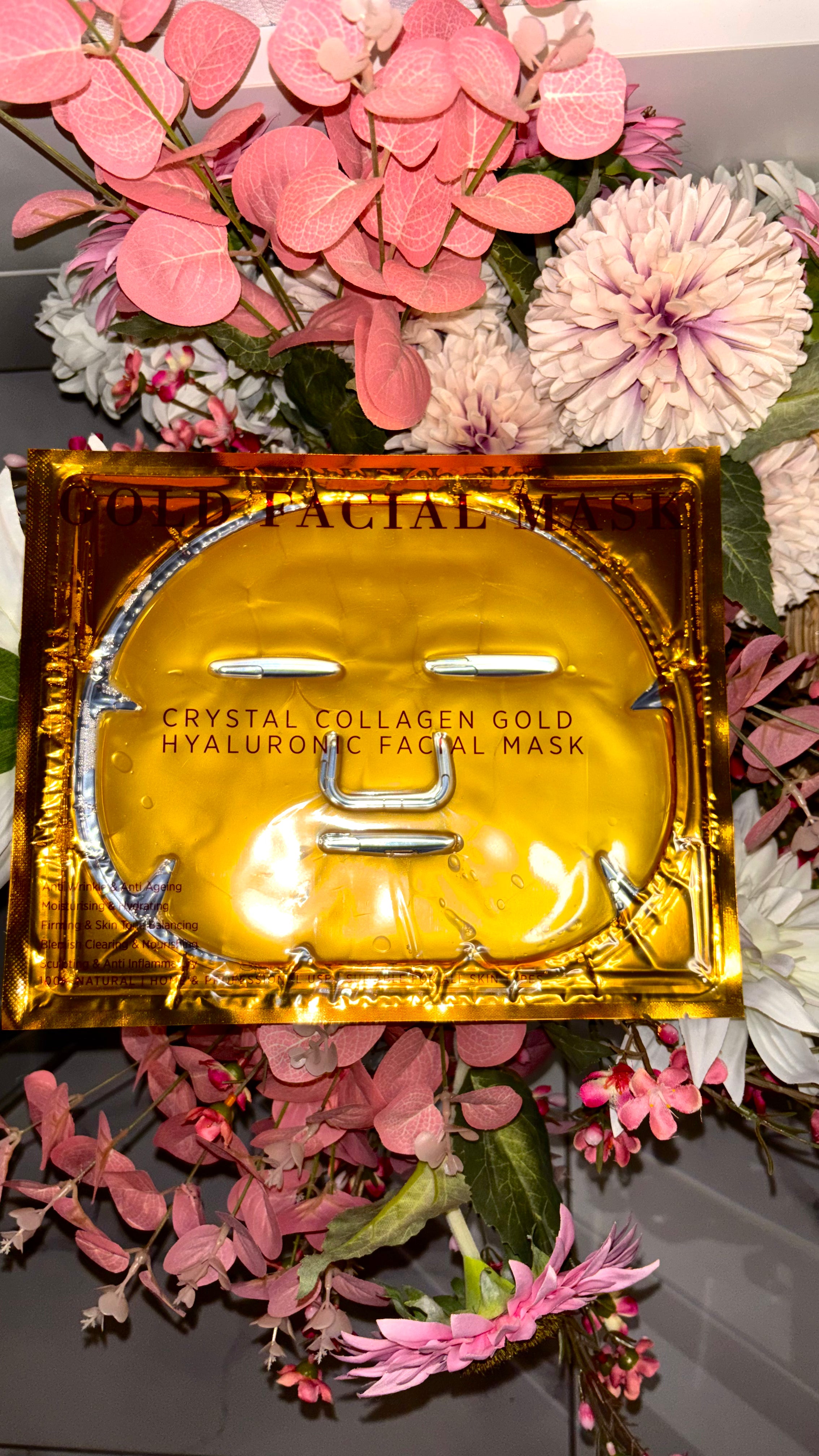CRYSTAL COLLAGEN GOLD HYALURONIC FACIAL MASK