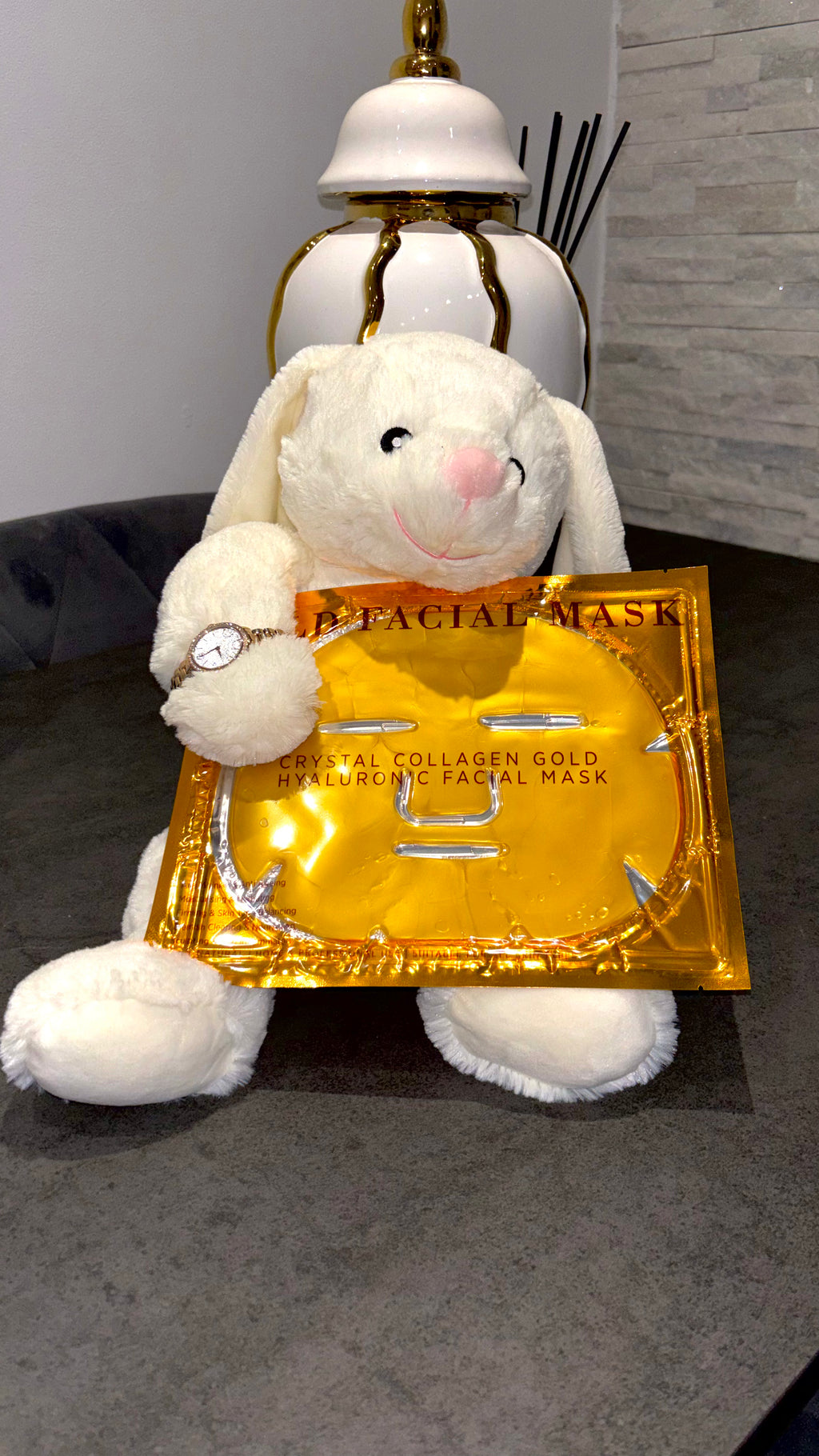 CRYSTAL COLLAGEN GOLD HYALURONIC FACIAL MASK