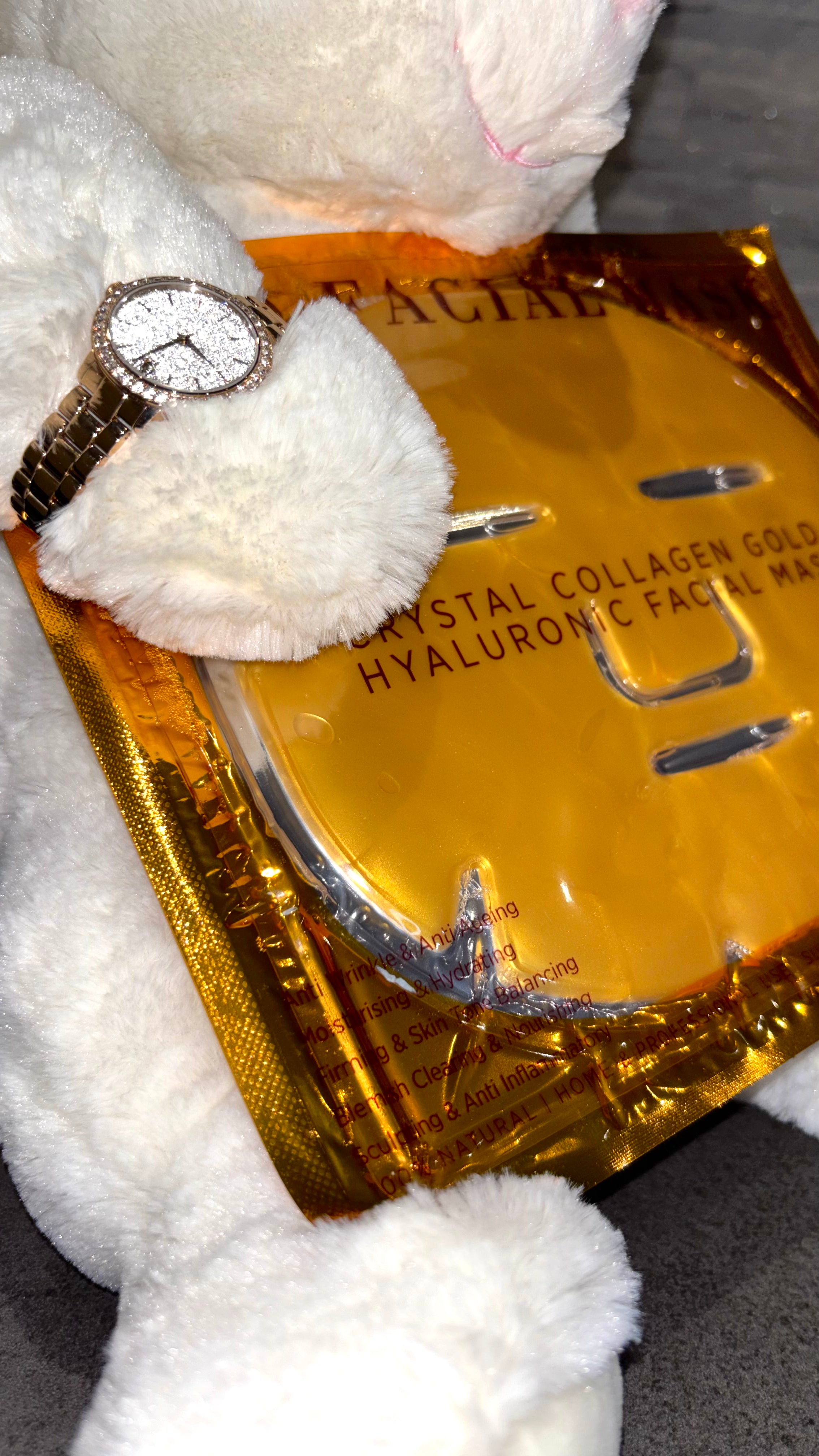 CRYSTAL COLLAGEN GOLD HYALURONIC FACIAL MASK